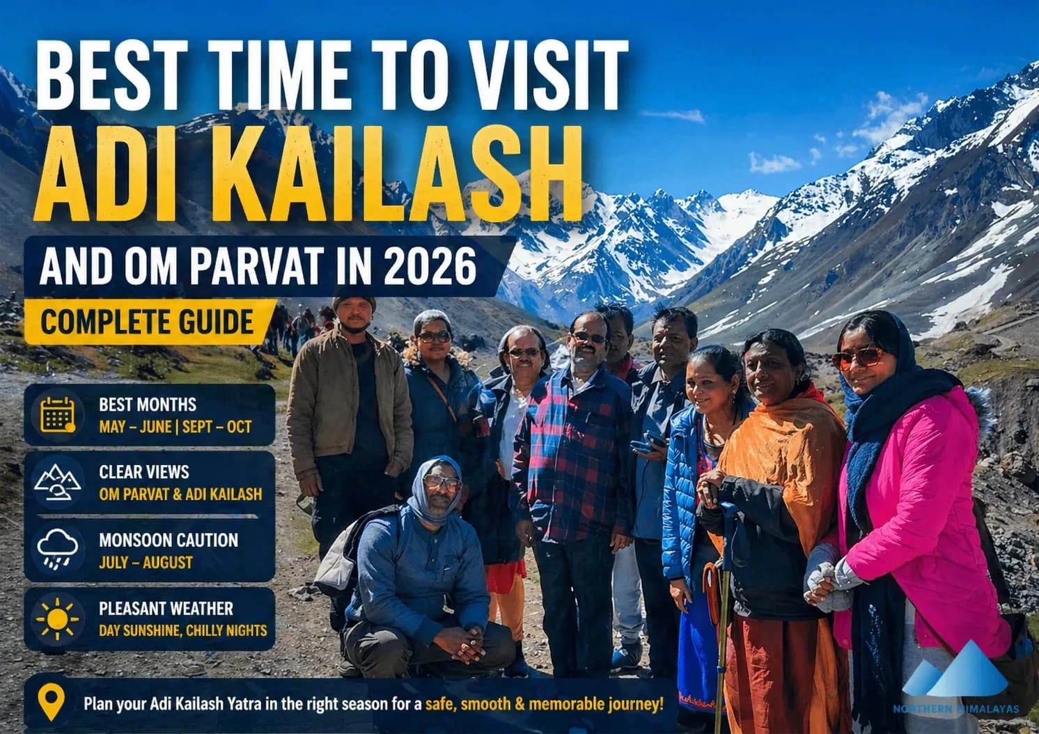 Best Time to Visit Adi Kailash and Om Parvat in 2026: Complete Guide