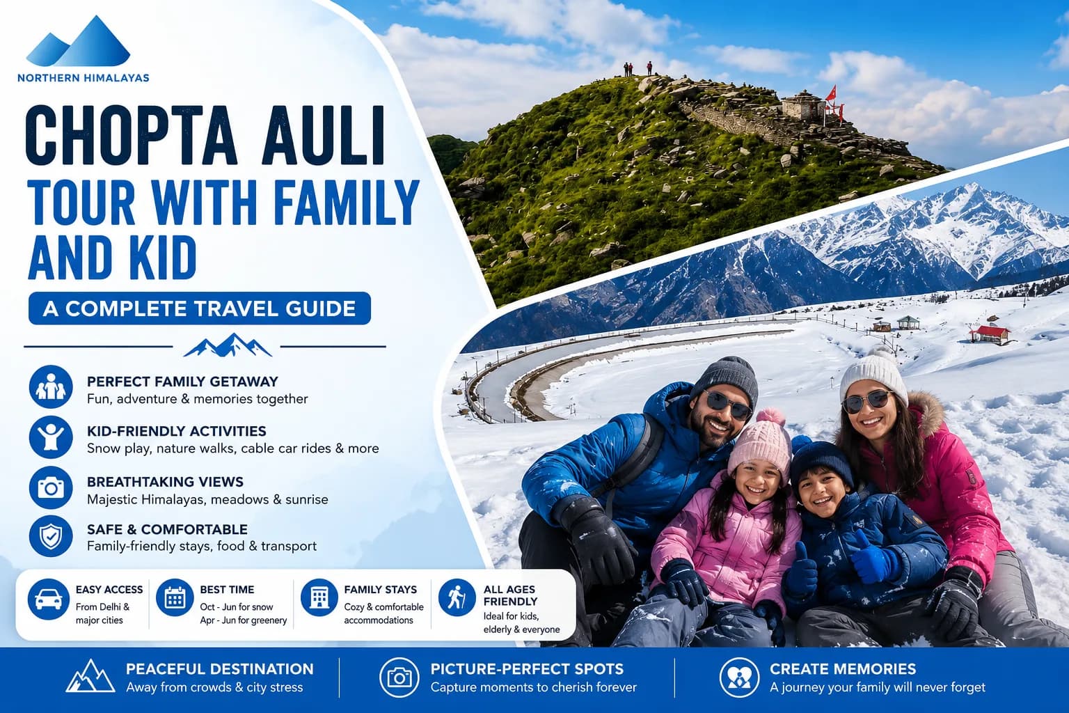 Chopta Auli Tour with Family and Kid: A Complete Travel Guide