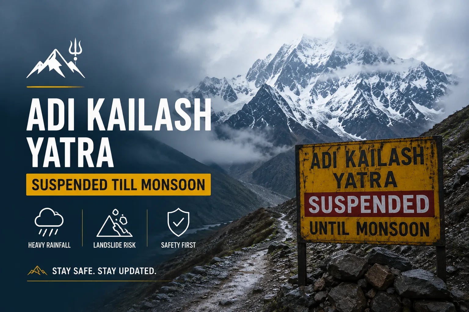 Adi Kailash Yatra Suspended Till Monsoon: Complete Reason, Latest Update & When Will the Yatra Resume? - Related Blog Post